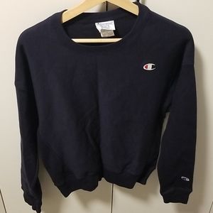 Champion navy sweatshirt reverse weave